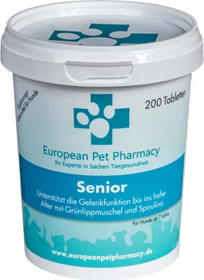Produktbild von Europeanpetpharmacy’s Senior für Hunde zur Vorsorge für die Gelenke 200 Tabletten