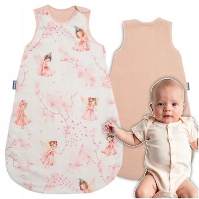 Produktbild von Baby-Schlafsack Baumwolle Musselin 1 TOG 0-18 Monate