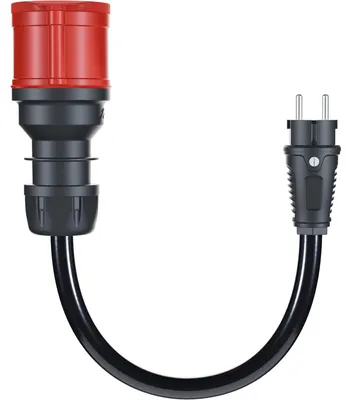 Image de adaptateur go-e Gemini flex 22 kW sur prise domestique