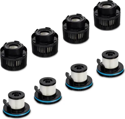 Produktbild von MEDION Zubehör Ersatz für Akku Stabstaubsauger P350 W & P400 W (4x Außenfilter, 4x Innenfilter)