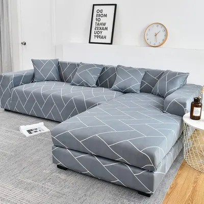 Productafbeelding van Elastische Sofa Hoes voor Tweezit en Hoekbank