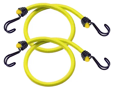 Produktbild von MASTER LOCK Gummi-Spannseile mit Haken [Set mit 2 Spannseilen] [100 cm langes Spannseil] [Doppelter Invershaken] 3022EURDAT - Ideal zum Transportieren, Verpacken und Sichern von Lasten
