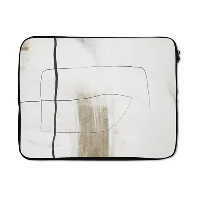 Produktbild von MuchoWow® Laptop Hülle 15 Zoll Farbe - Schwarz - Weiß Laptoptasche - Laptoptasche - Sleeve - Rundum-Schutz