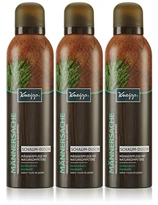 Zdjęcie produktu dla Kneipp Pianka pod prysznic dla mężczyzn 200 ml, opakowanie 3 sztuki (3 x 0,2 l)
