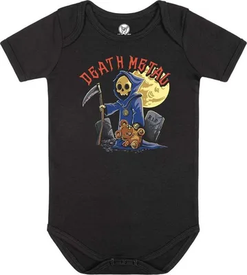 Produktbild von Metal-Kids Body Uni Death Metal schwarz 80/86