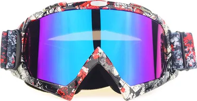 Immagine prodotto di Occhiali da sci all'aperto UV protettivo anti-nebbia lente Snowboard equitazione Gear per gli uomini le donne