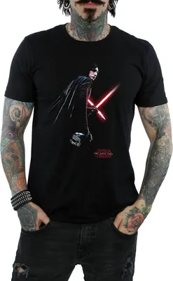 Produktbild von Star Wars: The Last Jedi - T-Shirt für Herren BI1096 (3XL) (Schwarz)