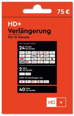 Immagine prodotto di Abbonamento HD+ per 12 mesi
