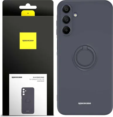 Produktbild von Spacecase Silikon Ring Galaxy A15 4G / 5G schwarz