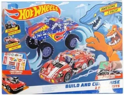 Produktbild von Hot Wheels Metal Tech Monster Truck 2 Pack