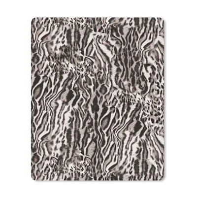 Produktbild von MuchoWow® Mauspad Mousepad Pantherdruck - Formen - Braun - Schwarz 19x23 cm - Mousepads - Maus Mat - Pad - Mausunterlage - Mauspads - Spielen