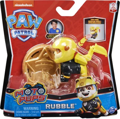 Obrázok produktu pre PAW Patrol PAW FGR Hero Pup Motorcycle Rubble GML, 3 rok / roky, Viacfarebný, 1 kusov