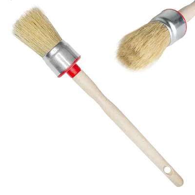 Produktbild von Rundpinsel 30 mm – Robuster Ringpinsel für Möbel & Renovierung, Profi-Naturborsten