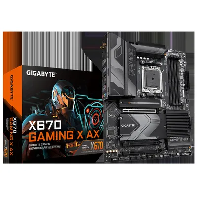 Image de Carte mère ATX Gigabyte X670 GAMING X AX - AM5