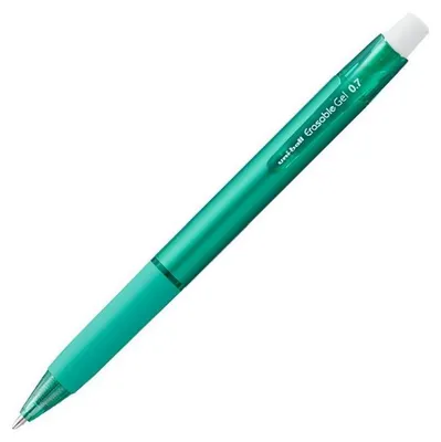 Obrázek produktu pro Gelové gumovací pero UNI ERASABLE CLICKER 0,5 mm, zelené