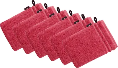 Produktbild von 6er Pack Waschhandschuh Vienna Style Supersoft von der Marke Vossen 22 x 16 cm