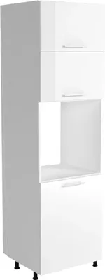 Zdjęcie produktu dla Szafka pod piekarnik 60 VENTO DP-60/214 biały połysk