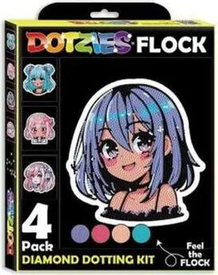 Image de DOTZIES BY DIAMOND DOTZ - Diamond Painting Néon Fille Anime
