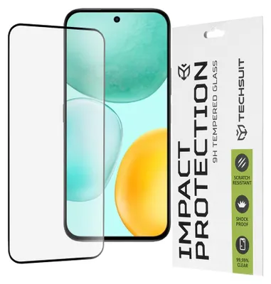 Obrázok produktu pre Techsuit – 111D Full Cover Full Glue ochranné sklo na Honor X6c – čierny