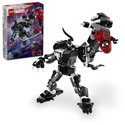 Produktbild von LEGO Marvel Venom Mech vs. Miles Morales, bewegliche Actionfiguren für Kinder, Spider-Man-Set mit Mini-Figuren für Superhelden-Duelle, Spielzeug-Geschenk für Jungen und Mädchen ab 6 Jahren 76276