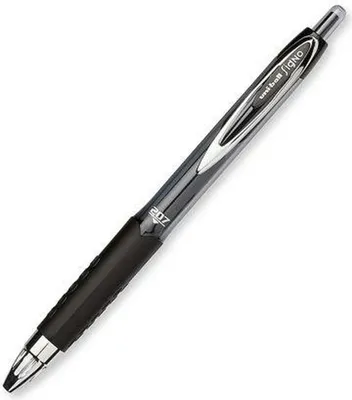 Image de uni-ball Signo 207 Stylo à encre gel noir/transparent 0,4 mm, Couleur de l'encre : noir, 1 p.