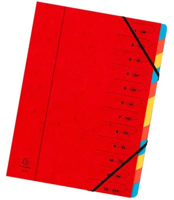 Produktbild von Exacompta 54125E, 240 mm, 320 mm, 220 g, Rot
