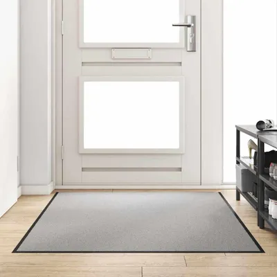 Obrázok produktu pre Rohož Šedá a čierna 120 x 180 cm 100% polyamid