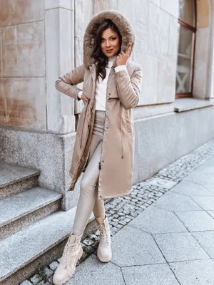Obrázek produktu pro Dstreet Dámská parka Luster béžová XXL