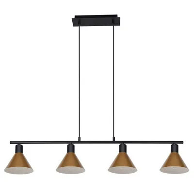 Image de Lampe suspendue E27 4x40W noir mat 3160 Alvaro Rabalux