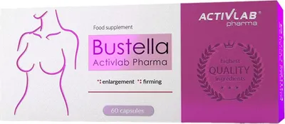 Produktbild von Activlab Bustella 60 Kapseln, Stimuliert das Brustwachstum und strafft die Brüste, Verbessert die Hautelastizität