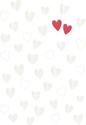 Immagine prodotto di ARTEBENE Biglietto Ricamo Cuori Matrimonio bianco standard