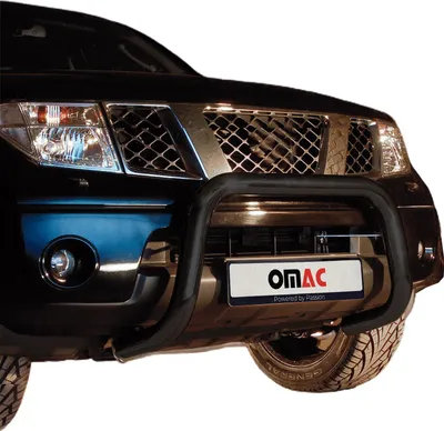 Image de Pare-Buffle Avant Pour Nissan Pathfinder 2010-2016 Acier Inox Noir