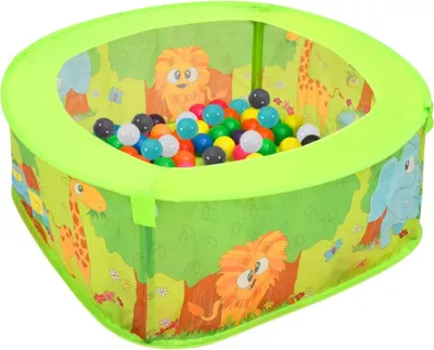 Obrázok produktu pre Bazén na loptičky s 300 loptičkami pre deti 75x75x32 cm