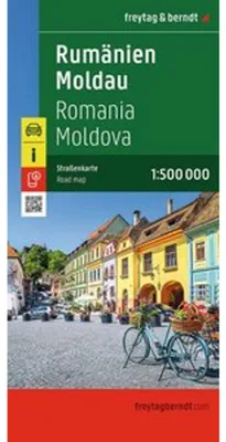 Image de Roumanie - Moldavie, Carte routière 1:500.000, freytag & berndt