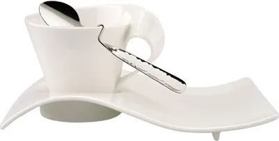 Zdjęcie produktu dla Villeroy & Boch New Wave Zestaw do cappuccino 3 szt