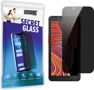 Zdjęcie produktu dla Ochraniacz ekranu GrizzGlass SecretGlass Privacy do Samsung Galaxy Xcover 6 Pro - Czarny