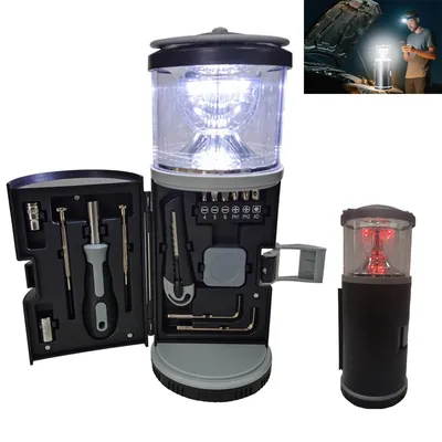 Produktbild von Campinglampen, LED-Campinglampe mit gängigem Werkzeugsatz, Ehemann Geschenke für MännerEinzigartig, Batteriebetriebene lampe für Auto, Angeln