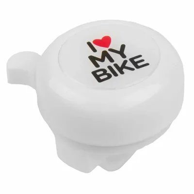 Obrázok produktu pre Zvonček na bicykel I love my bike Priemer cca 5cm
