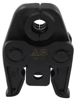 Produktbild von TH18 Pressbacke - Crimp- und Konturpressbacke für Presszange - Austauschbacke für Rohrpresszange - Stahl