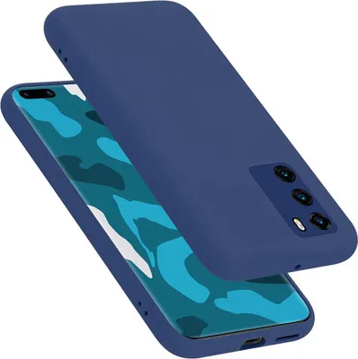 Produktbild von Cadorabo Schutzhülle für Huawei P40 Hülle in Blau Handyhülle Case Cover TPU Etui