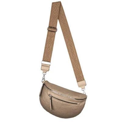Produktbild von Bauchtasche Crossbody-Bag Umhängetasche Kunstleder Italy-Design GOLDEN-W (955)