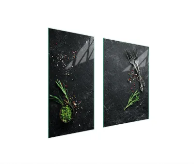 Imagen del producto de Placa de protección de vidrio, 75x52 cm, para cocina