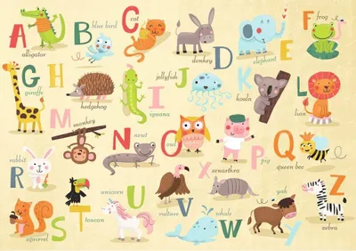 Produktbild von A-Z Animals 35 Piece Puzzle