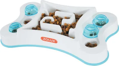 Obrázek produktu pro Miska proti hltání protiskluz obdélník pes 600ml Zolux