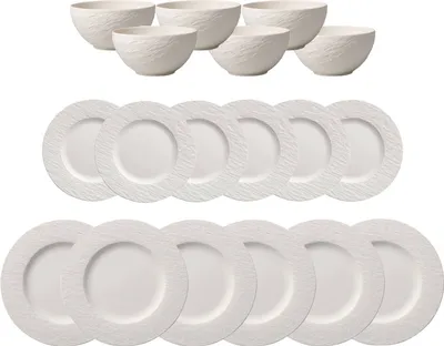 Produktbild von Villeroy & Boch Manufacture Rock Tafelservice 18-teilig weiß