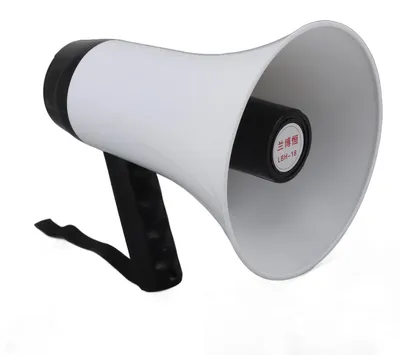 Obrázok produktu pre Prenosný megafón s výkonom 30 W, reproduktor 300S, nahrávanie, dosah prenosu 500 m, batéria s výdržou 10 hodín (3500 mAh)