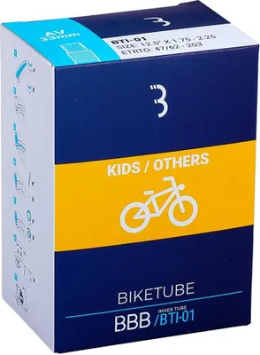 Produktbild von BBB Cycling Schlauch FV 18x1.50/2.25 schwarz 50 - zuverlässiger Fahrradschlau...