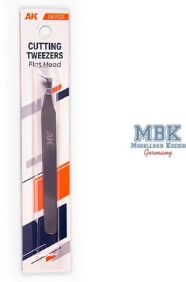 Produktbild von AK Interactive S.L. AK-9331 Cutting Tweezers Flat Head - Schneidpinzette