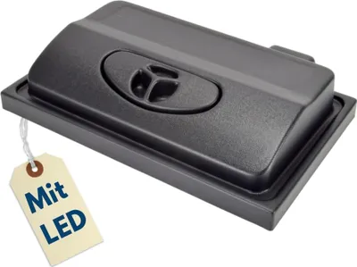 Produktbild von Aquarium Abdeckung 40x25 cm Schwarz Aquarium Deckel 40 Mit LED Lampe Terrarium Abdeckung Mit Beleuchtung LED Aquariumbeleuchtung Aquariumlampe