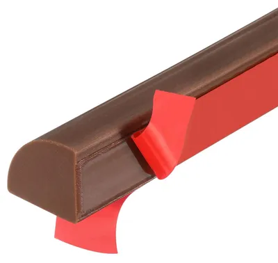 Productafbeelding van Elzusha - Flexibele Sierstrip Kwadrant Zelfklevend Siliconen 300 cm - Koffie